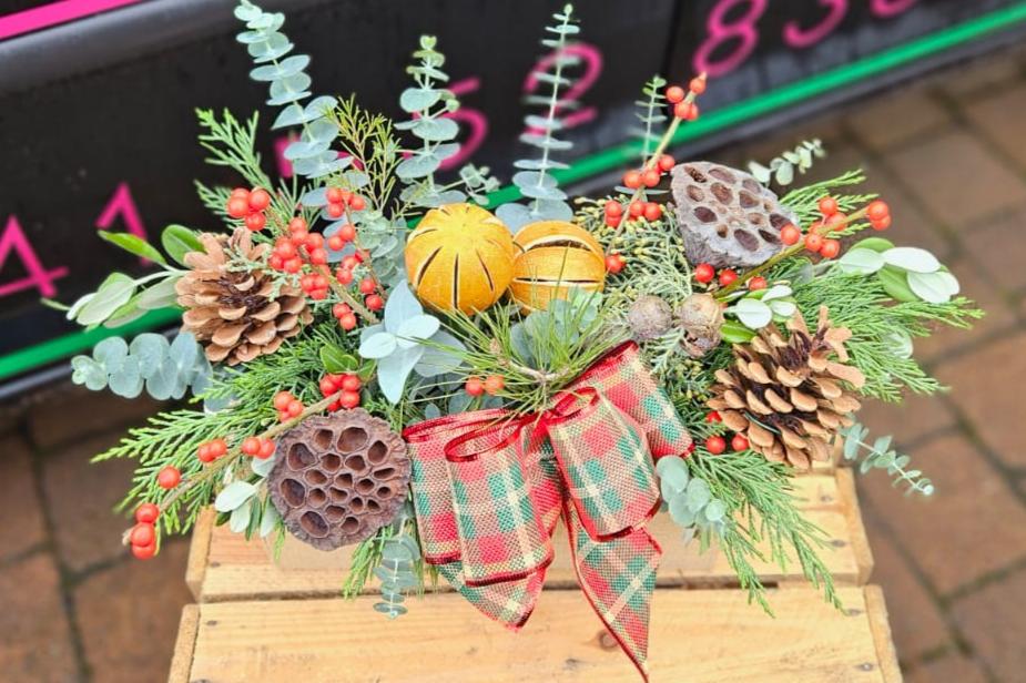Christmas/Winter Florist Choice Arrangement