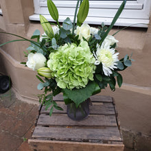 Seasonal Florist Choice Sympathy Flowers Vase Arrangement