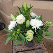 Seasonal Florist Choice Sympathy Flowers Vase Arrangement