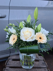 Seasonal Florist Choice Flower Vase Arrangement